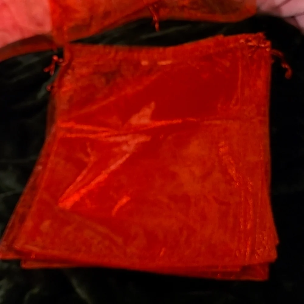 ✅️10 ct   Sheer Organza Favor Bags 12 X 16